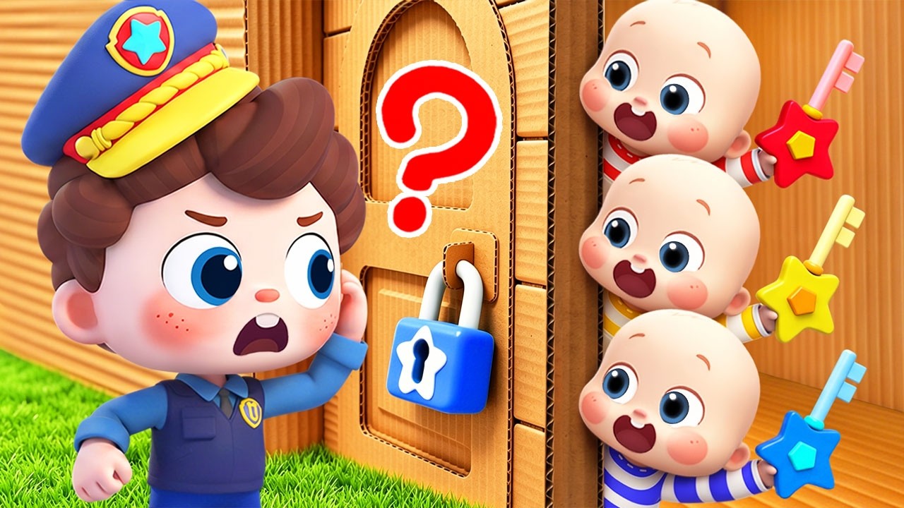 Escape Room Challenge | Brave Policeman | Learn Colors for Preschoolers | BabyBus