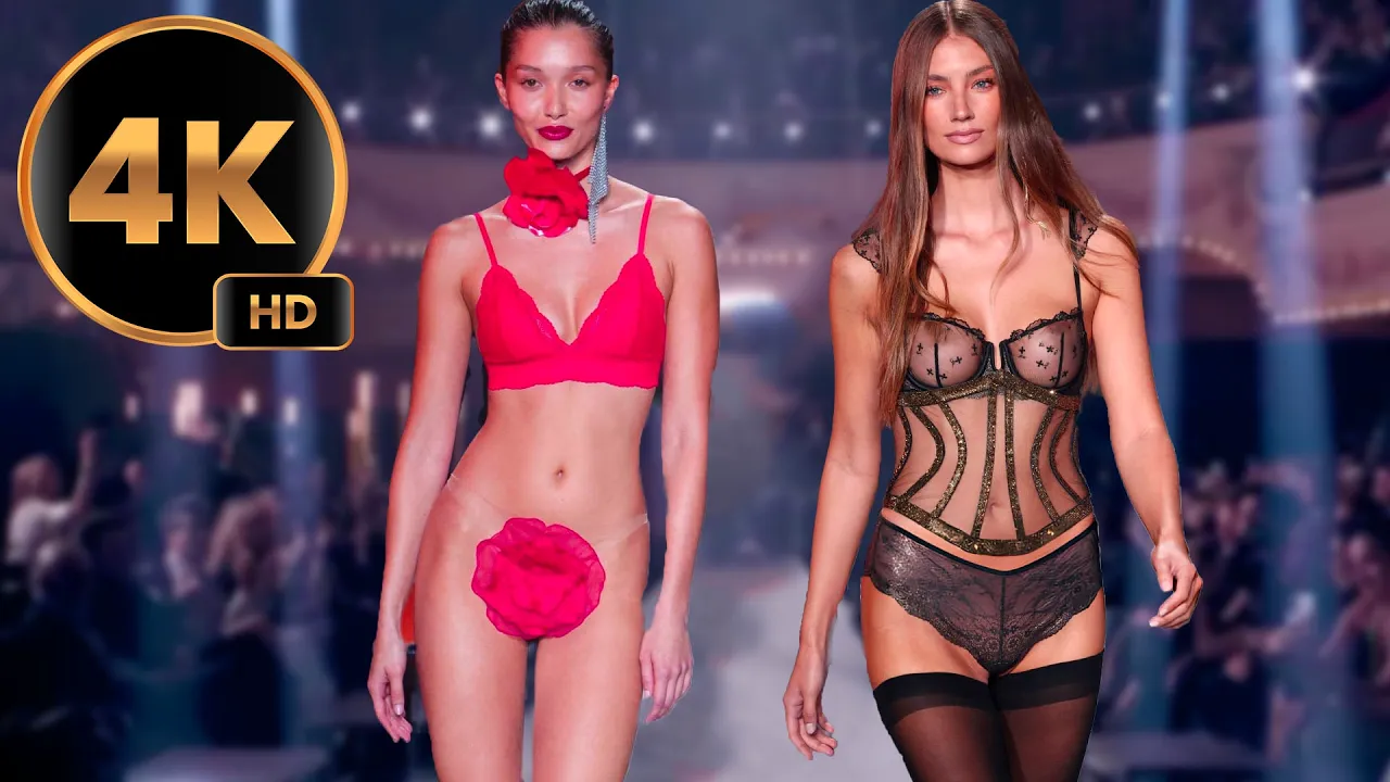 ETAM  Lingerie Paris Full Show. 4K Video