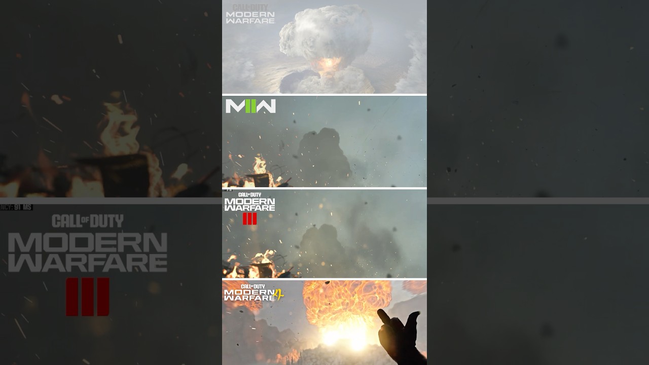 Evolution of the Nuke in the Call of Duty: Modern Warfare Series