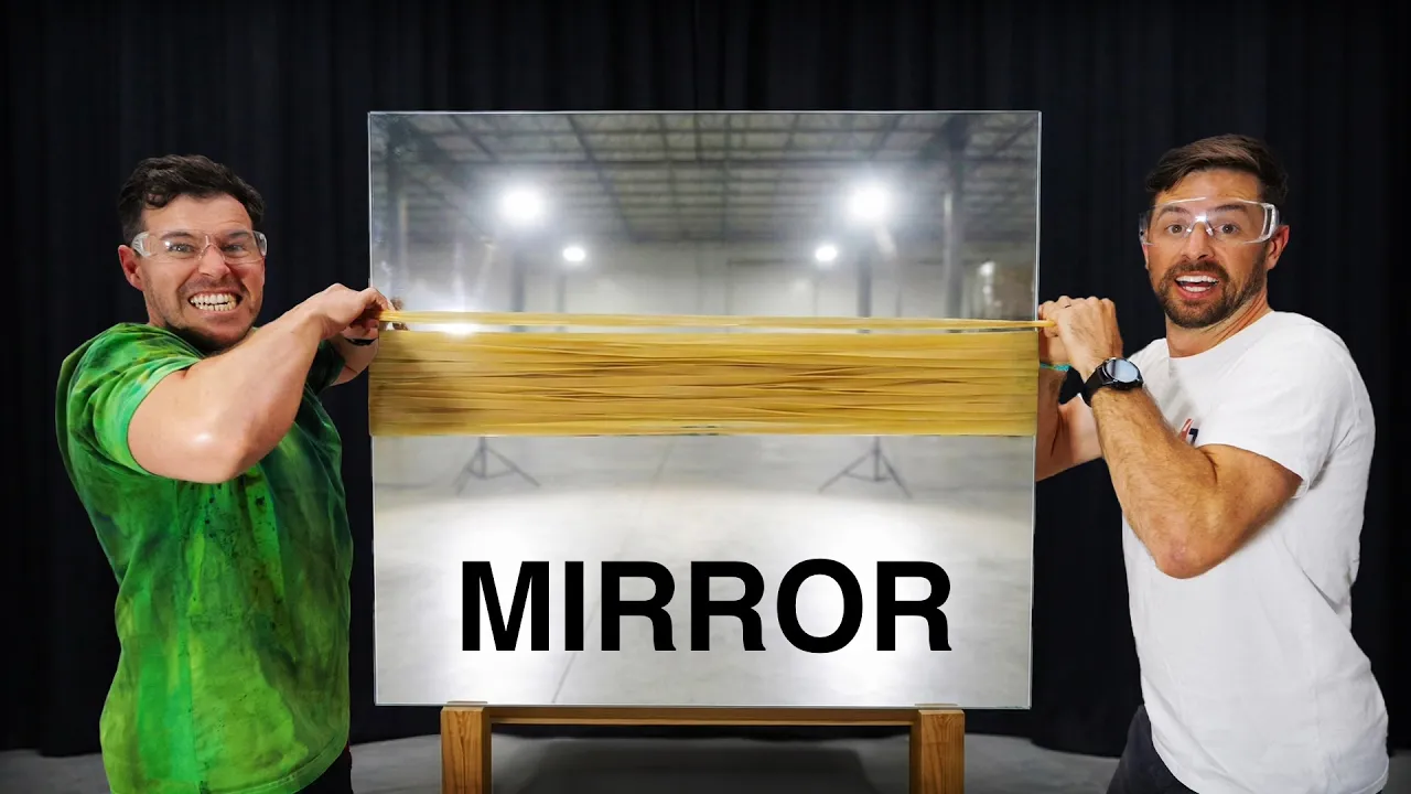 Exploding Random Items With ONLY Rubber Bands