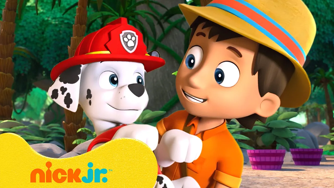 Explore the Jungle with Carlos, Marshall, & Tracker! 🐾 | PAW Patrol | Nick Jr.