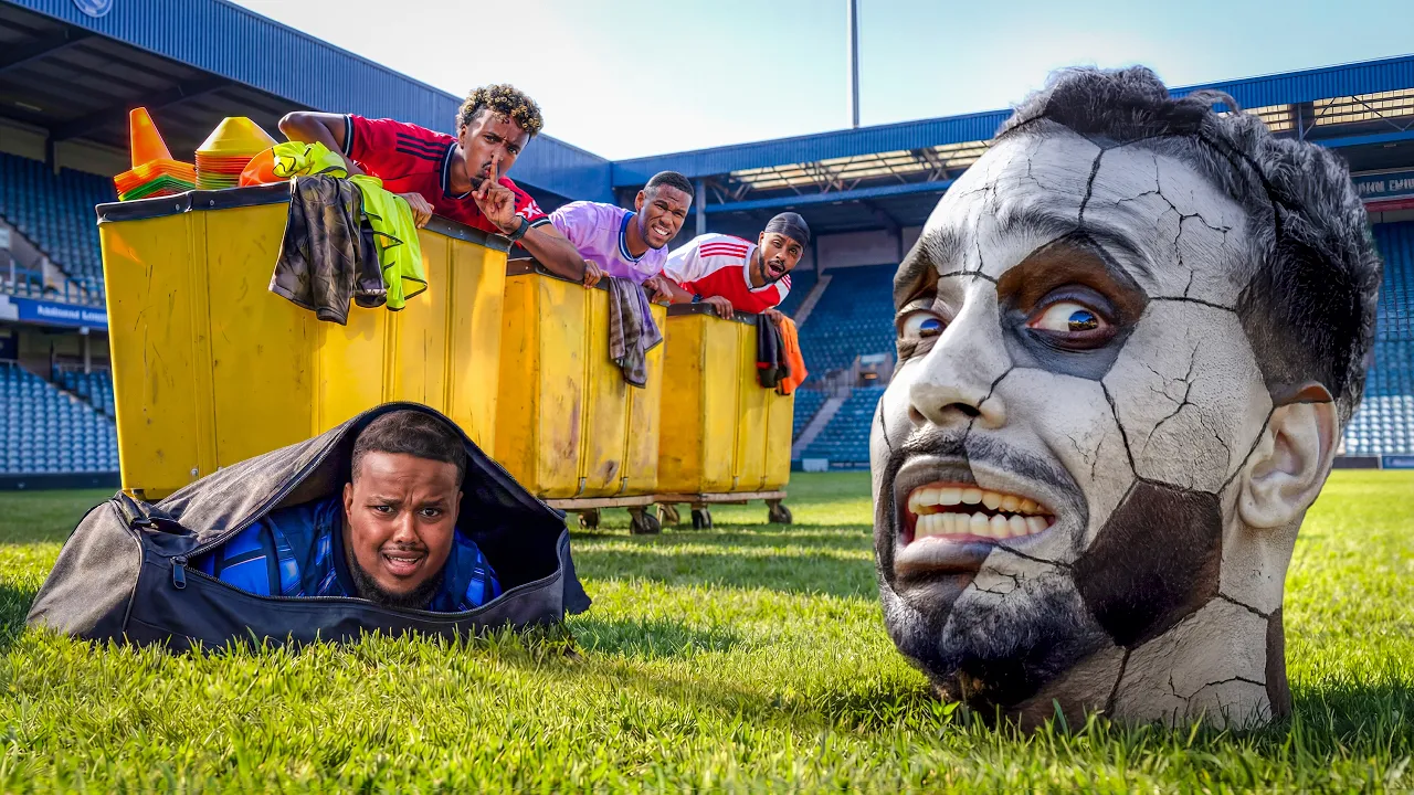 EXTREME HIDE & SEEK IN FOOTBALL STADIUM