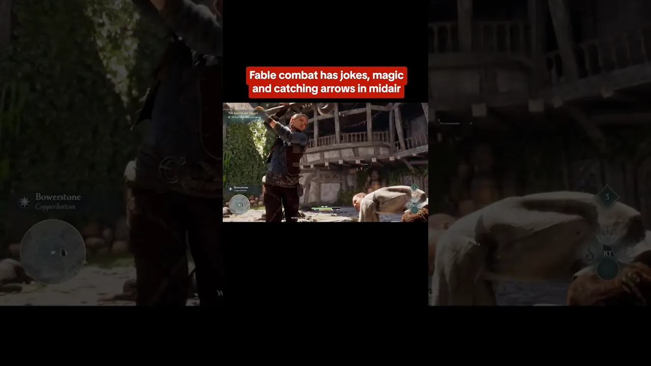 Fable Combat has Jokes, Magic, and Catching Arrows in Midair