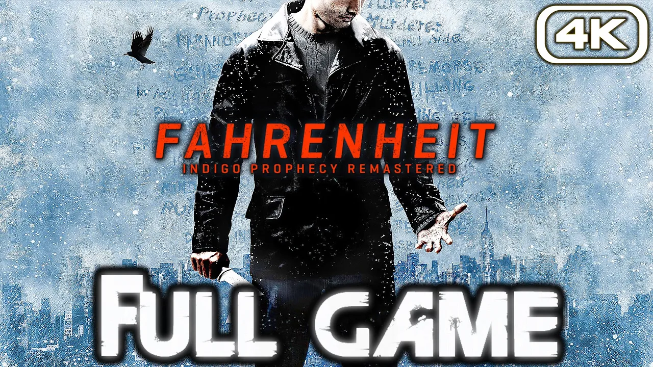 FAHRENHEIT INDIGO PROPHECY Gameplay Walkthrough FULL GAME (4K 60FPS) No Commentary
