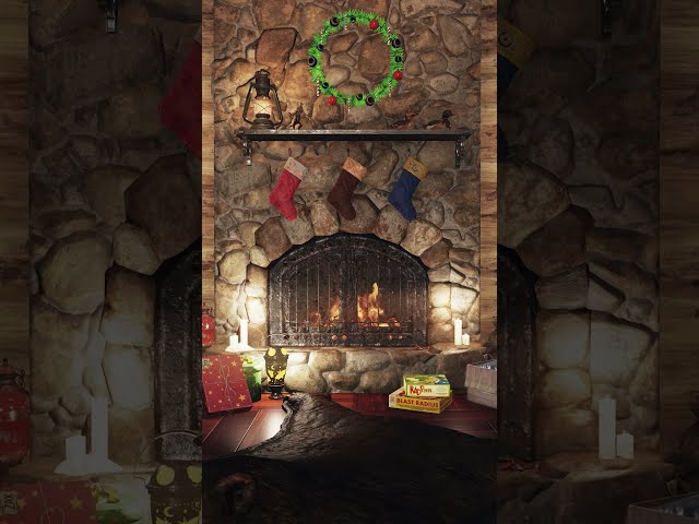 Fallout 76: Cozy Holiday Fireplace