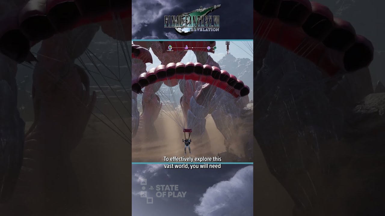 Final Fantasy VII Revelation lets you soar the skies, grapple to new heights, and ride on Choco-back