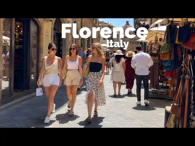 Florence, Italy 🇮🇹 The Most Beautiful City in the World | 4K HDR Walking Tour