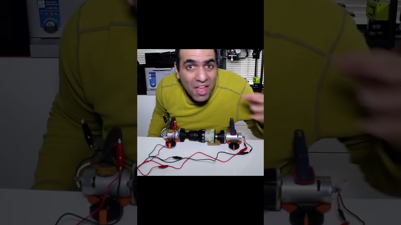 Free Energy Motor Generator #science #funny #electrical