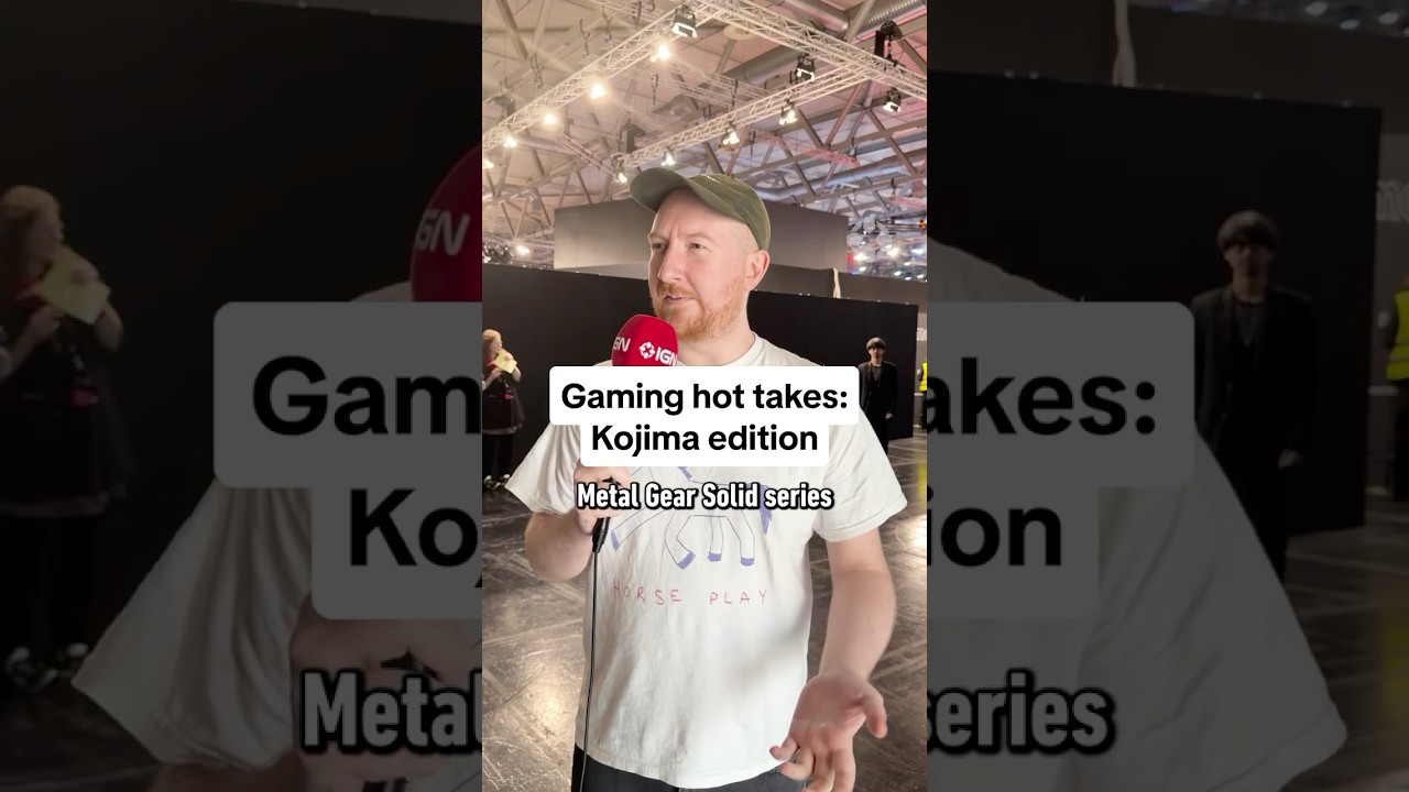 Gaming Hot Takes: Hideo Kojima Edition. Wait a minute... #gamescom2026 #gaming #hottake #hideokojima