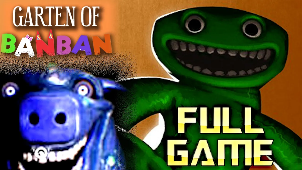 GARTEN OF BANBAN 1 UPDATED | Full Game 4K Walkthrough | No Commentary