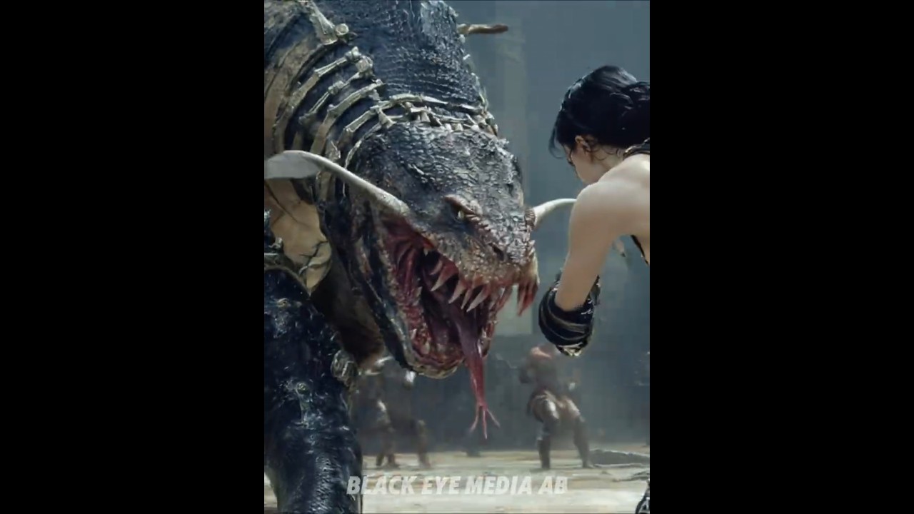 GLADIATORS vs MONSTERS. Gladiators fights monster and dragons in the gladiator arena. Fantasy action