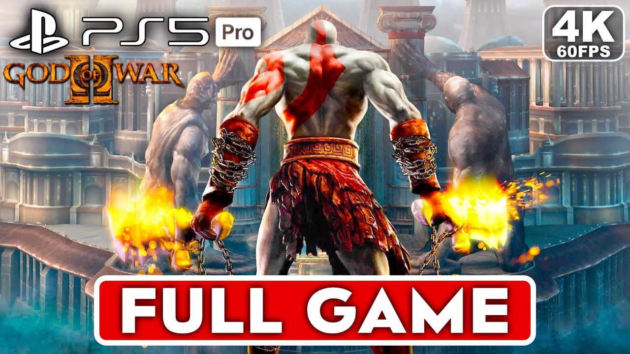 GOD OF WAR 2 Gameplay Walkthrough FULL GAME [4K 60FPS PS5 PRO] - No Commentary