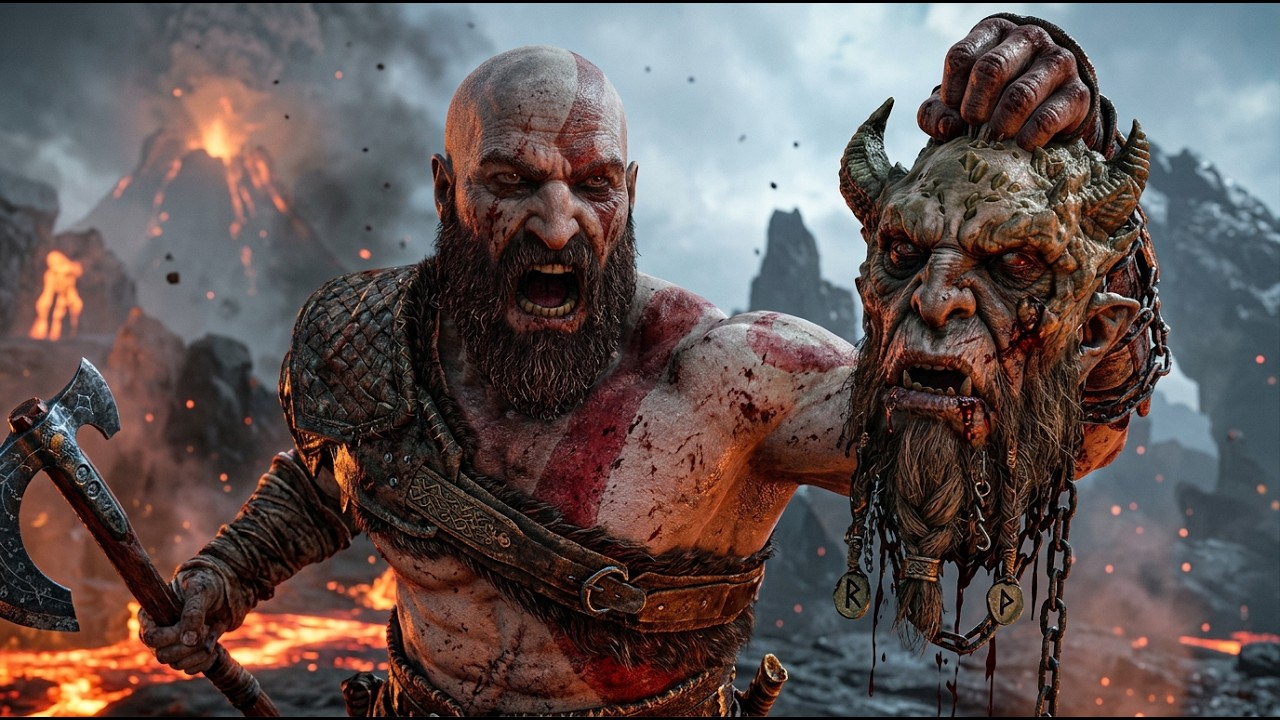 God Of War Kratos Kills All Gods Of Olympus (4K Ultra HD)