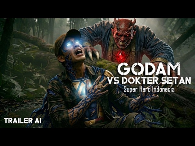 GODAM vs Dokter Setan (Super Hero Indonesia) Trailer AI by AntVideograph