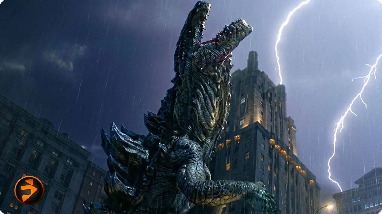 Godzilla Fights Through New York | Godzilla