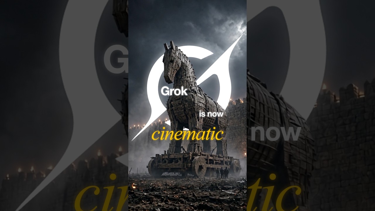 Grok can now create cinematic videos... 🤯