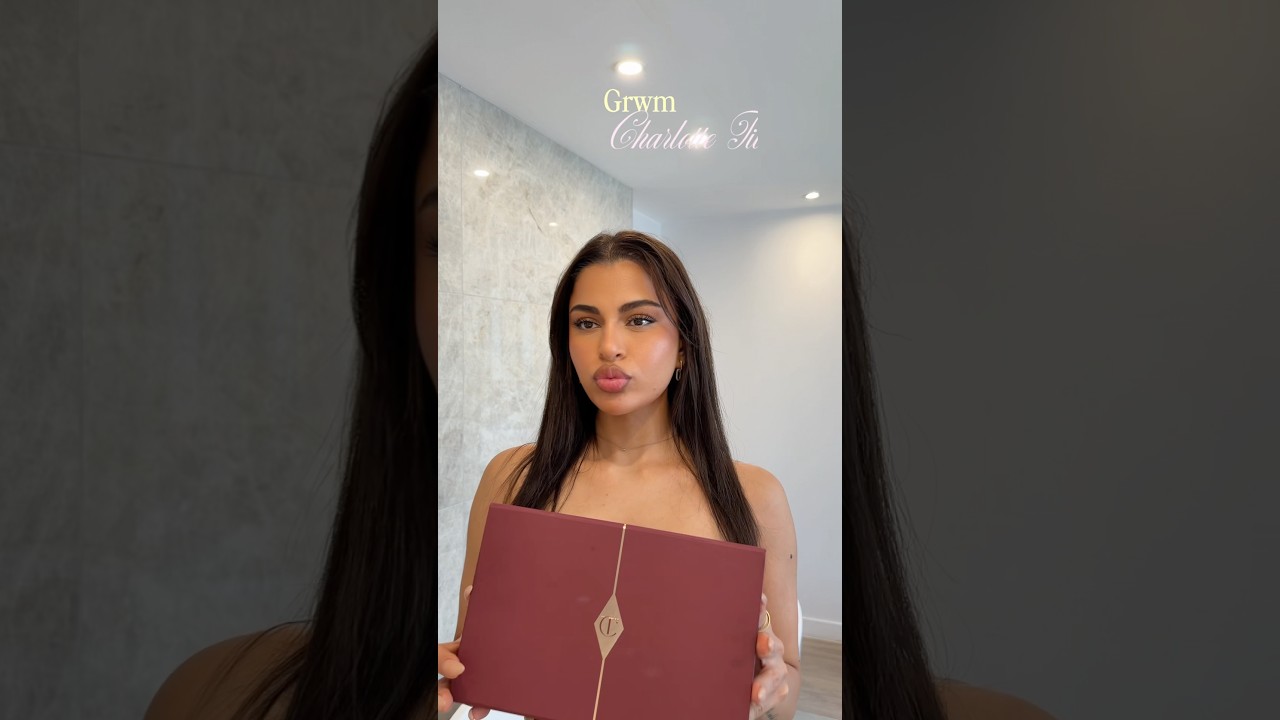 Grwm @CharlotteTilbury 🤍
