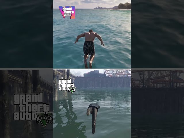 GTA 6 vs GTA 5 Diving