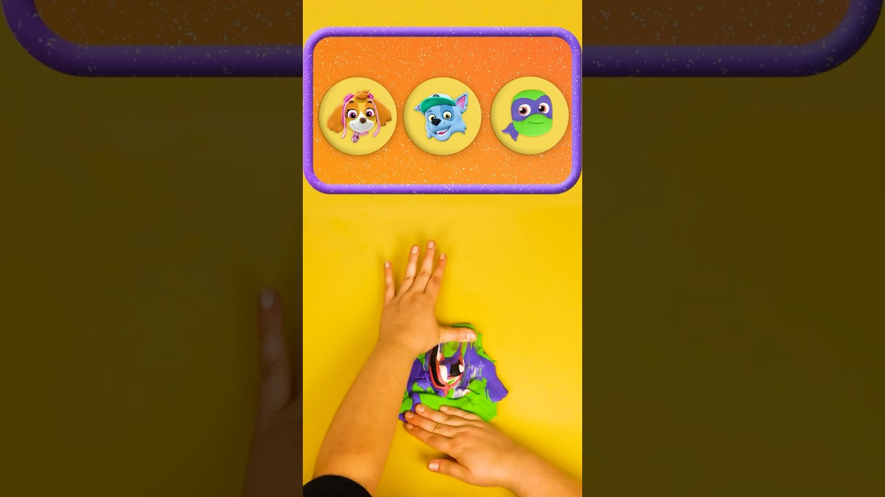 guess which Nick Jr. character is being made from slime! #shorts