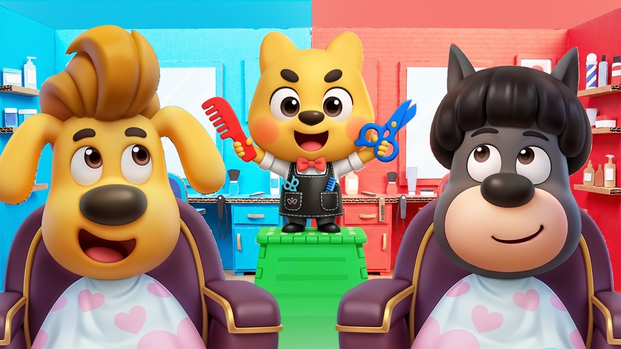 Hairdresser | Job Pretend Play | Learn About Good Habits | Sheriff Labrador | Kids Cartoon | BabyBus