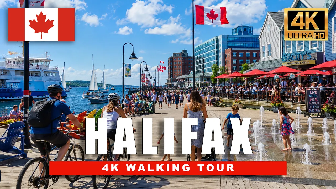 🇨🇦 Halifax Waterfront Walking Tour | Exploring Nova Scotia's Harbourfront