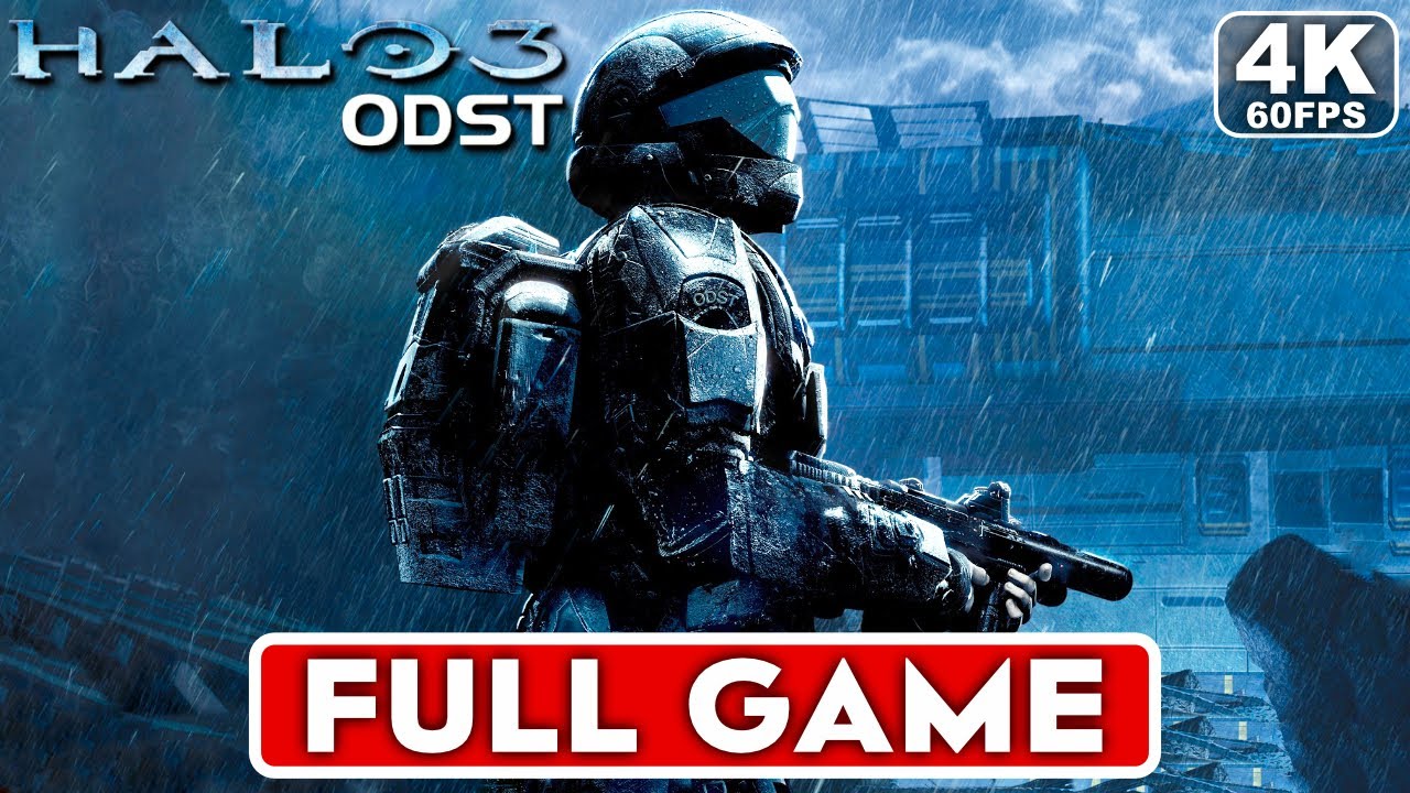 HALO 3 ODST Gameplay Walkthrough Campaign FULL GAME [4K 60FPS] - No Commentary
