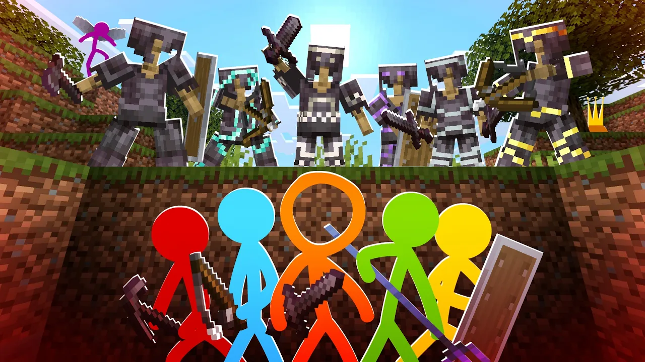 Hardcore Manhunt - Animation vs. Minecraft Shorts Ep 37