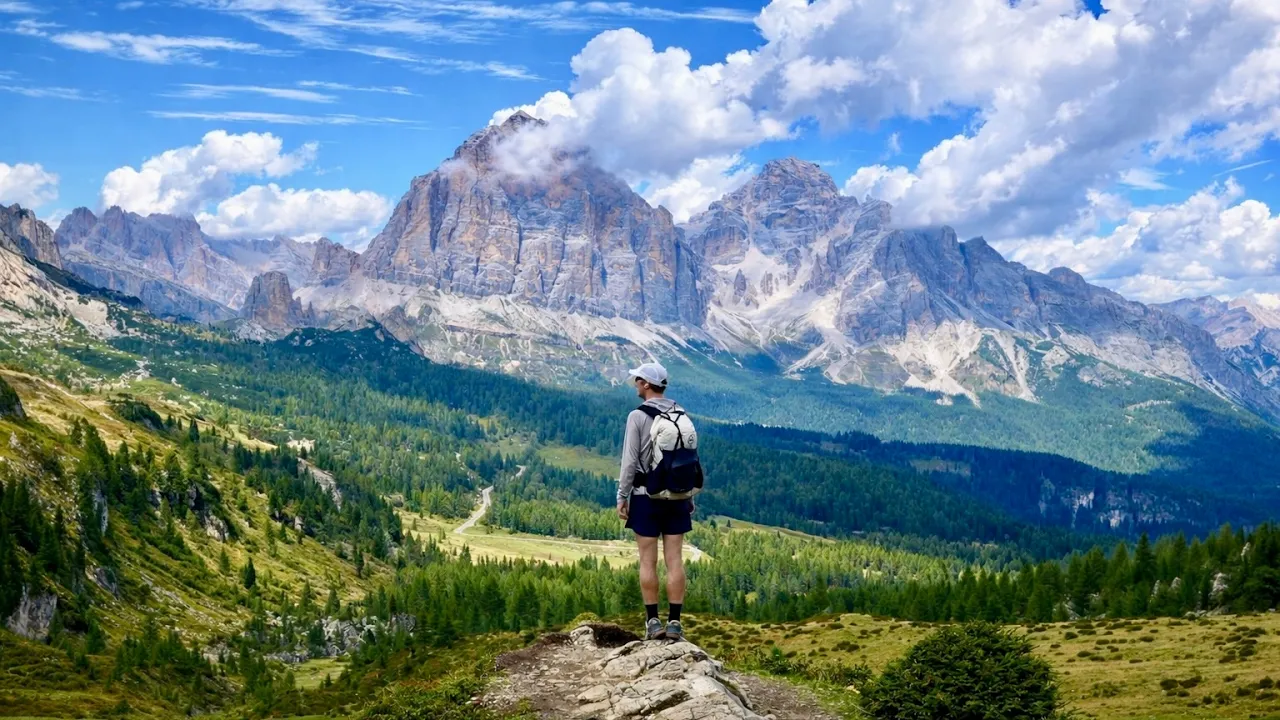 Hiking 75 miles Alone on the Alta Via 1 Dolomites (Ambient Footage)