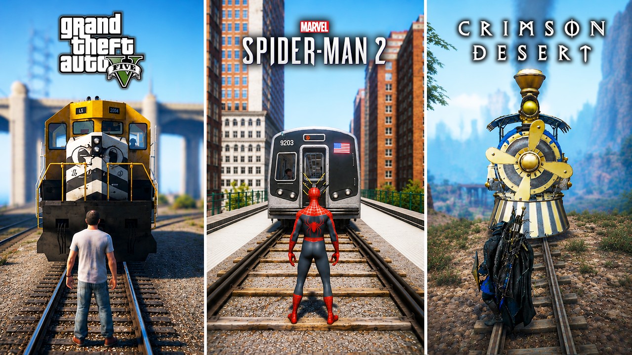 Hit by a Train in 25 Different Games