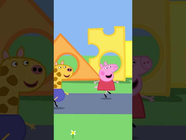 Hole in the Wall!  #PeppaPig #Shorts