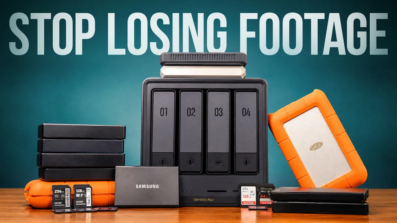 How Creators Should Store and Back Up Their Content!