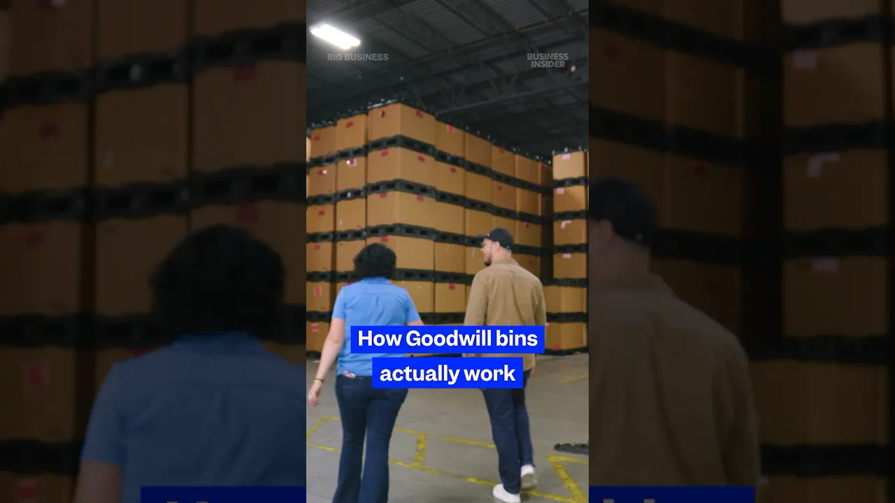 How #Goodwill sorts millions of donations and unsold retail items. #resellers #thrift #ecommerce