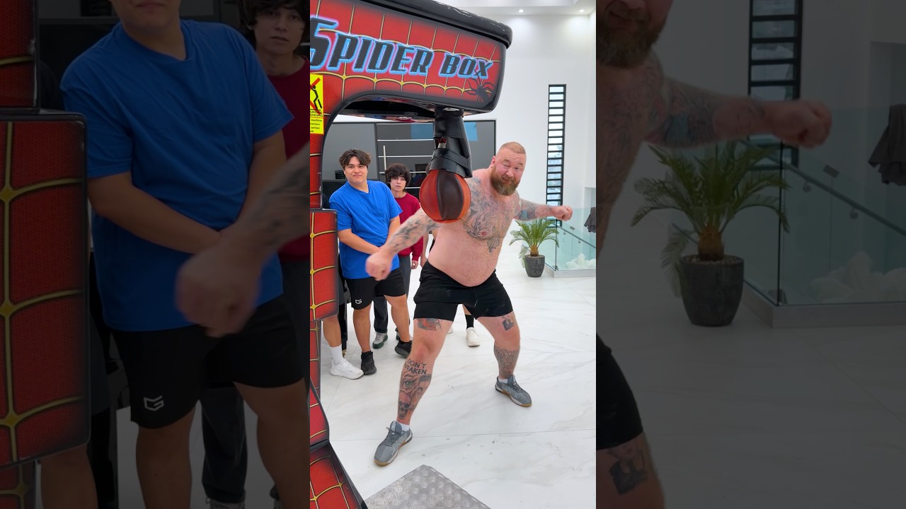 How Hard Can The World’s Strongest Man Punch?