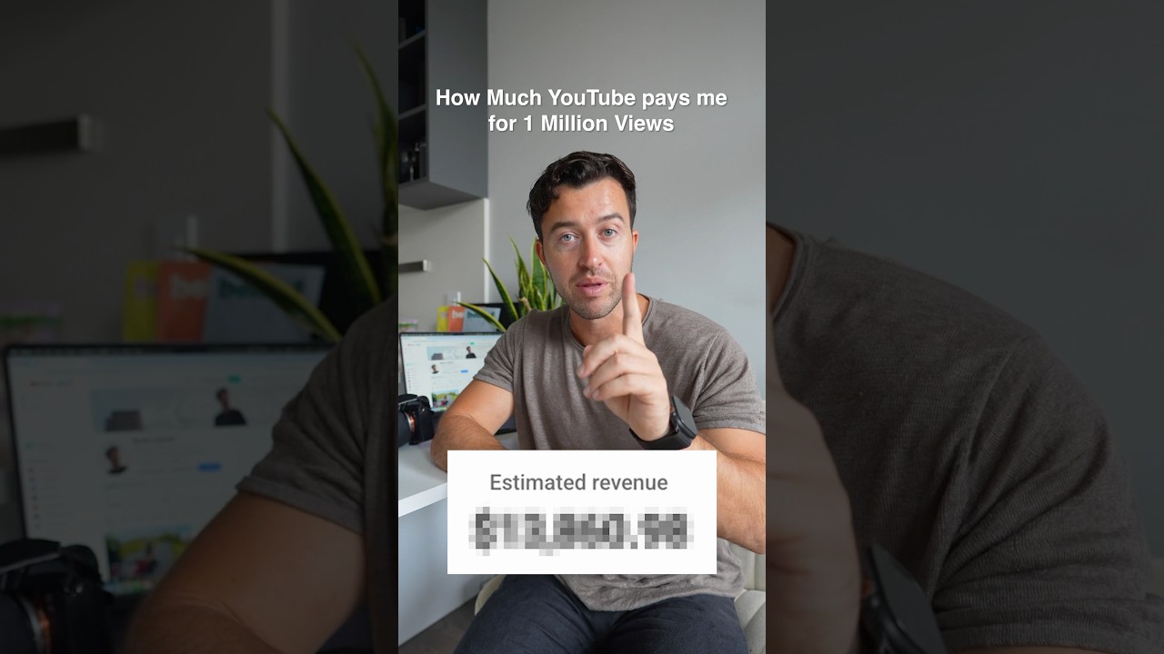 How Much YouTube Pays Me for 1 Million Views