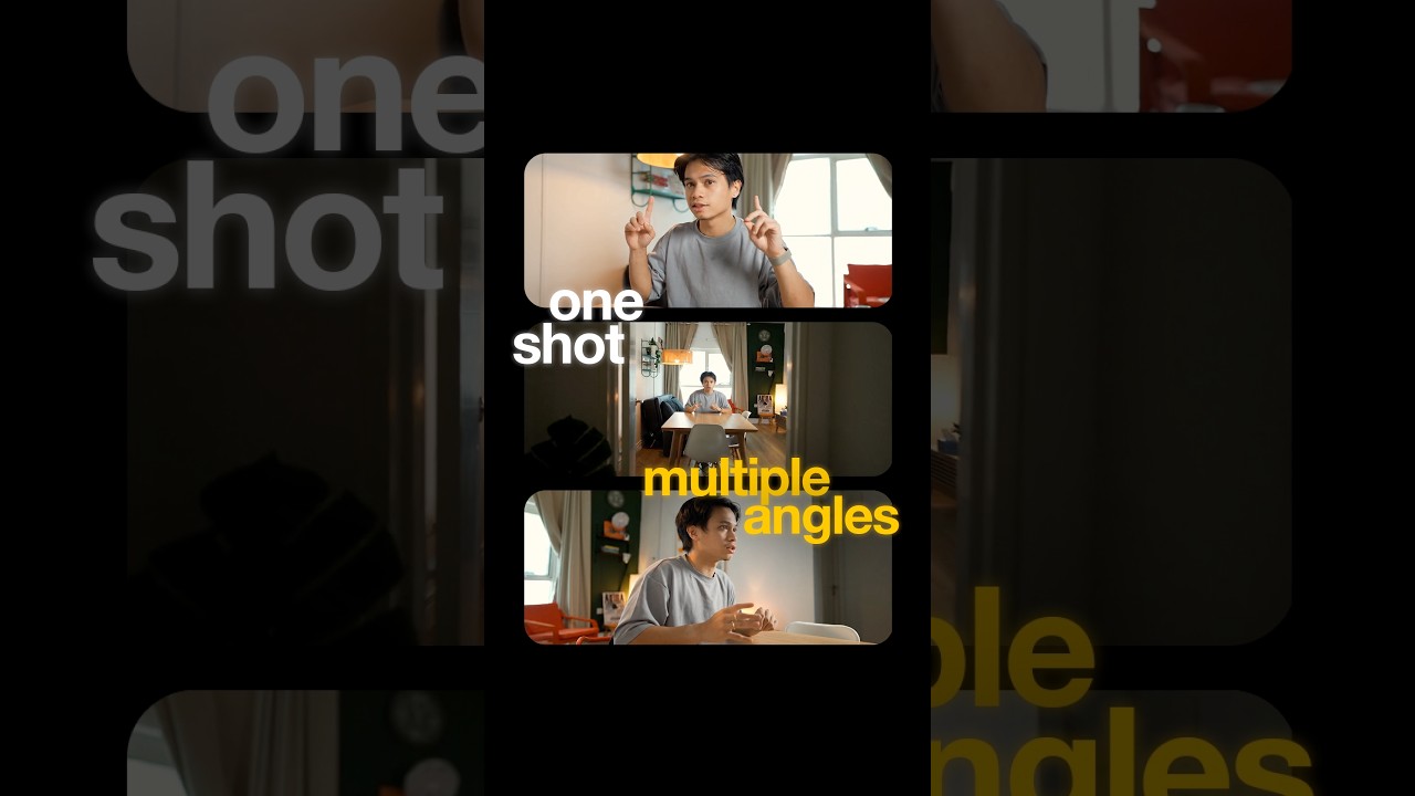 How to create multiple angles from ONE VIDEO...