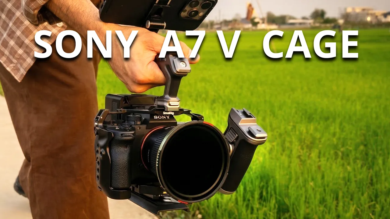 How to rig your Sony A7 V like a cinema camera [SmallRig Hawklock Cage & Tribex Tripod]