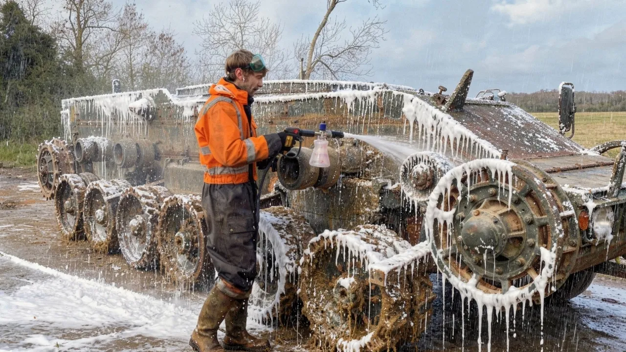 How Two Friends Restored the TANK with the BIGGEST GUN in History | FV4005