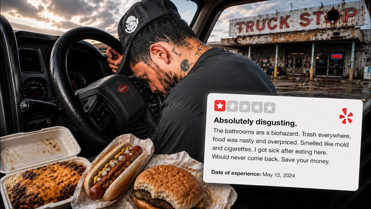 I Ate The Worst Reviewed Truck Stop Foods for 24 Hours *Got Sick*