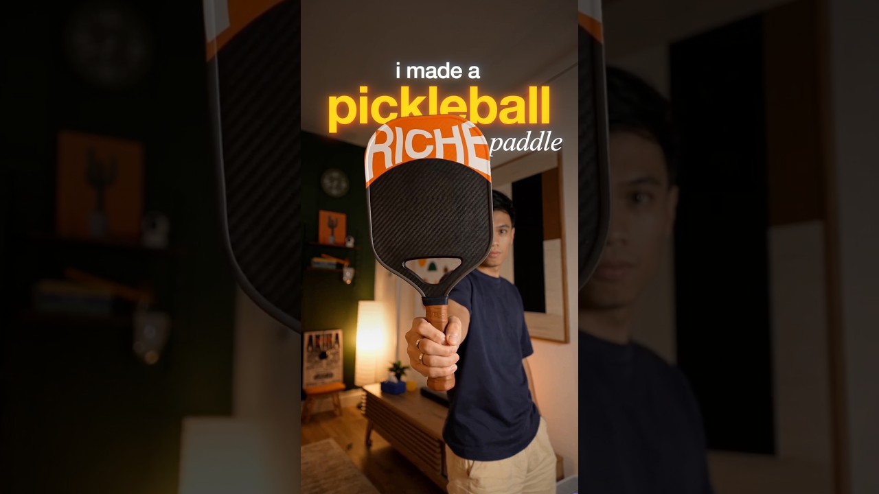 I created my OWN pickleball paddle... with AI