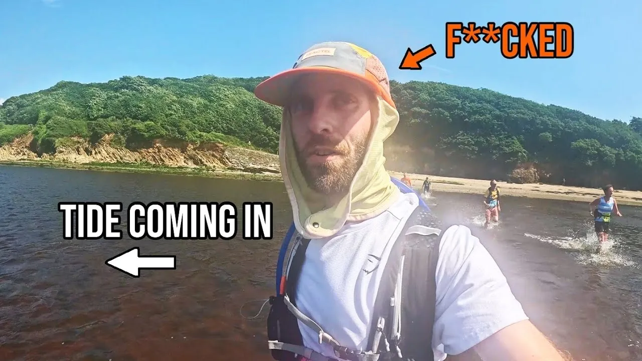 I entered an ultra marathon where you literally race the sea (and it was brutal)