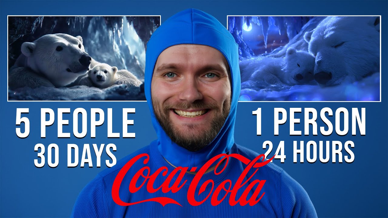 I Fixed Coca-Cola's AI ad │30 Days VS 24 hours │5 people vs 1 person │
