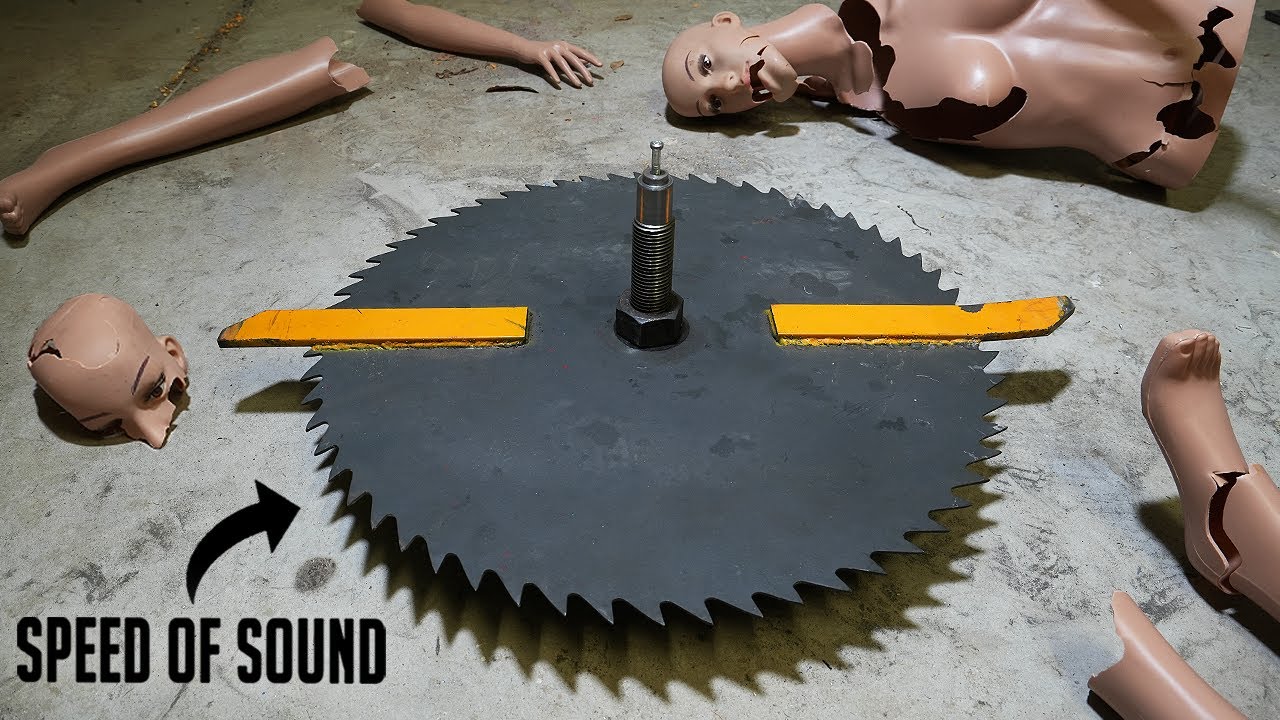 I Made My Giant Beyblade Way Too Powerful!