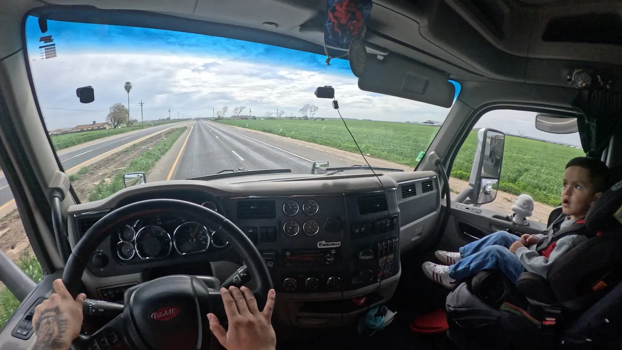 I Took My Son on a REAL Trucking Adventure
