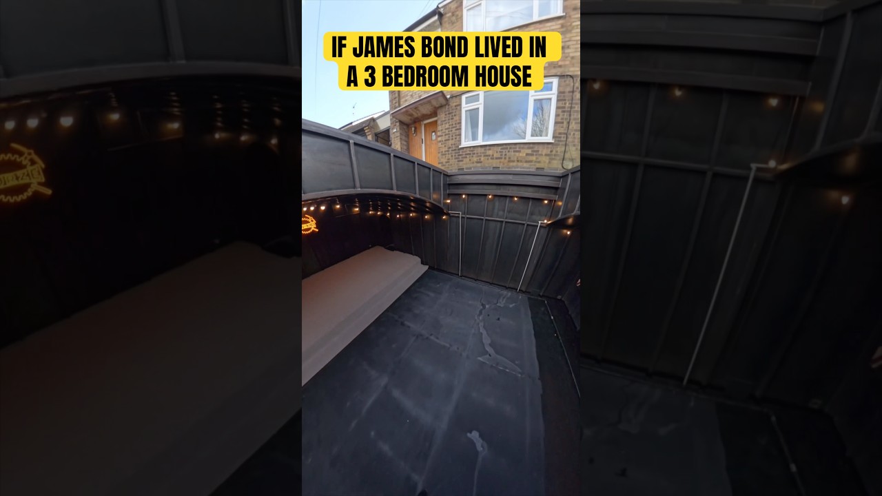 IF James Bond lived in a 3 bedroom house