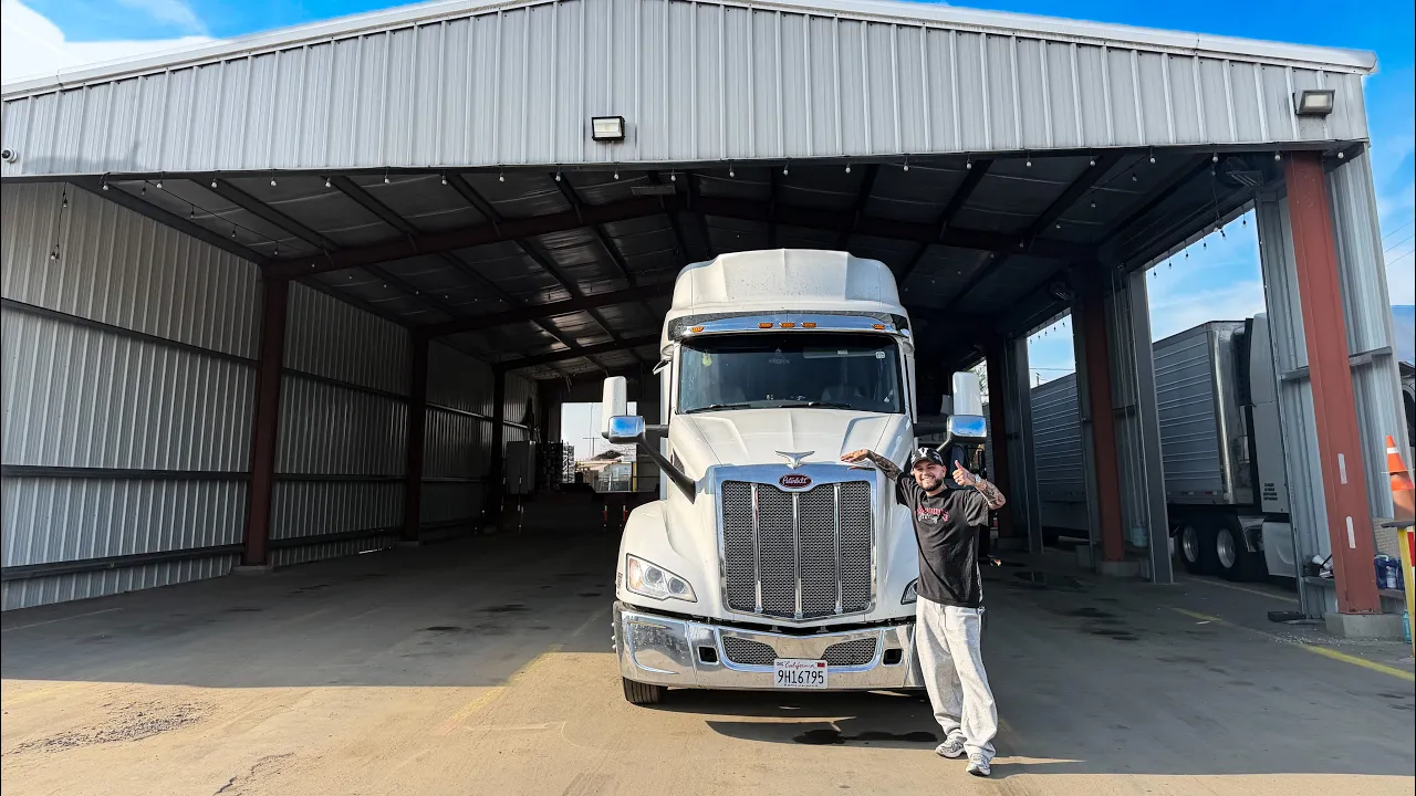 I’m Officially an Owner Operator + Picking My Son up from School in my Boss’s Peterbilt 389