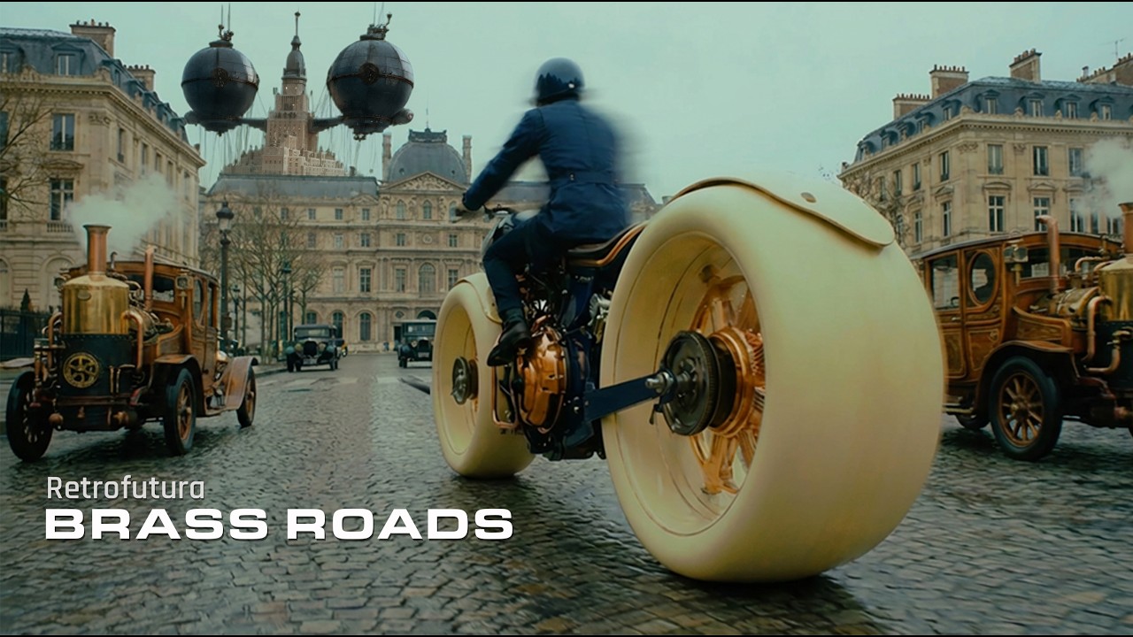 Impossible Vehicles: The Brass Machines — Retrofutura AI 4k