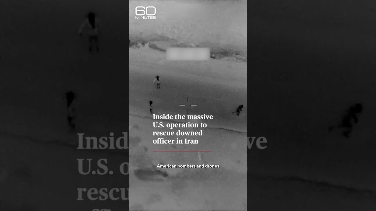 Inside the massive U.S. operation to rescue downed officer in Iran #shorts