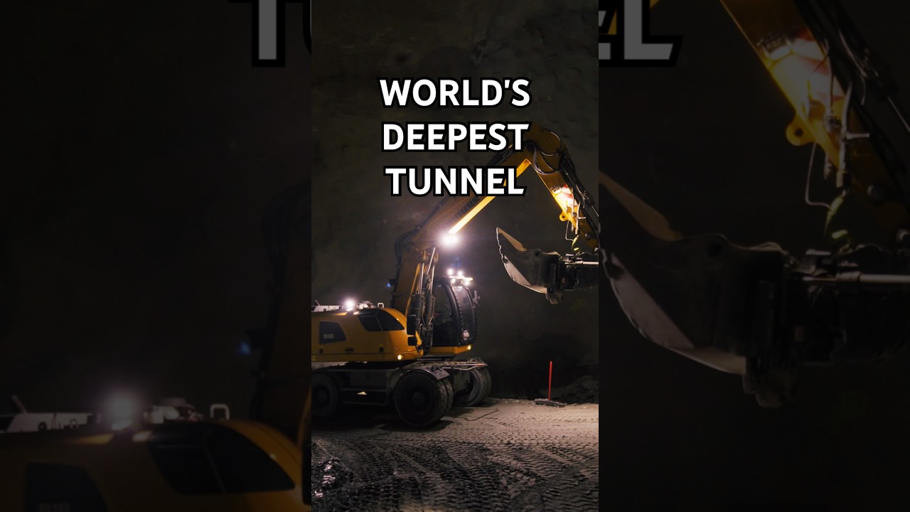 Inside The World's DEEPEST Road Tunnel