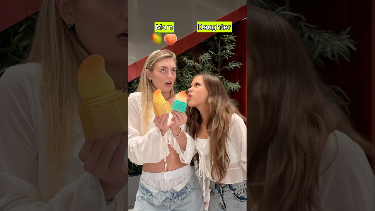 Is it fruits or ICE-CREAM?😱👯‍♀️🍑