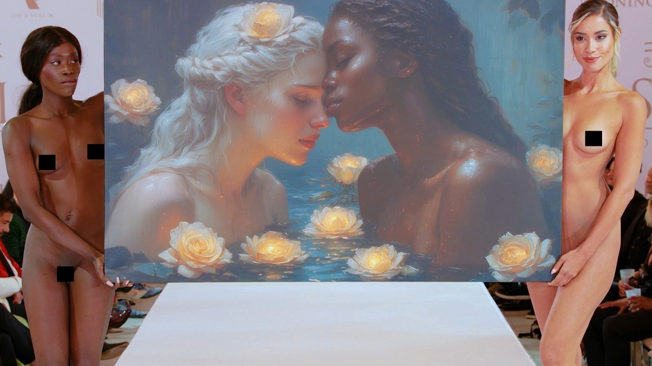 Isis Fashion Awards 2026 Part 15 Naked Art Auction (Nude Painting)